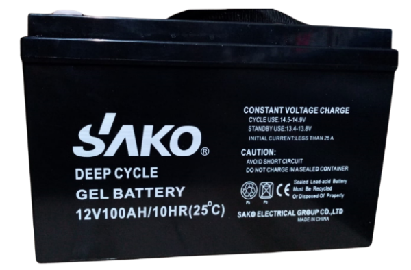 Baterias secas recargables SAKO de 12V a 7A, 9A, 12A, 100A y 200A