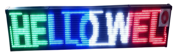 Panel led con WIFI de 1.35m*20cm de 4 colores