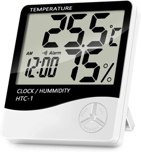 Higrómetro HTC-1 Clock Humidity