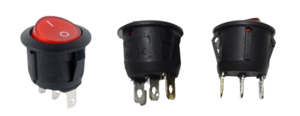 SWITCH 3P CIRCULAR ON-OFF DM 2.4CM*2.5CM