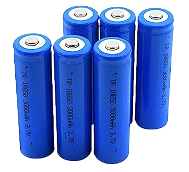 Baterías de litio 18650