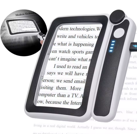 Lupa LED de Mano Expandible