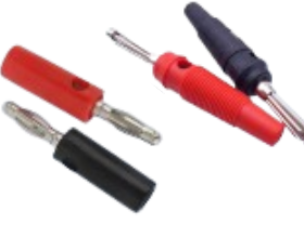 PLUG BANANA ROJO Y NEGRO