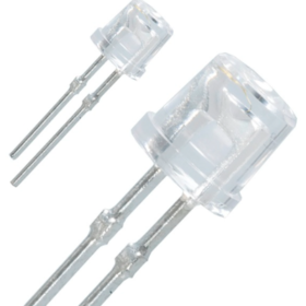 LED Blanco Cabeza Plana 8MM