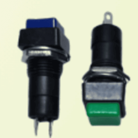 PULSADOR 2P CUADR.(M) PUSH ON PBS-15B