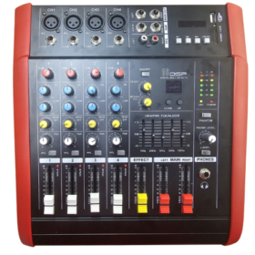 Consola de audio de 4 canales