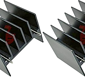 Disipador de Aluminio Negro P/IC TIPO L298N