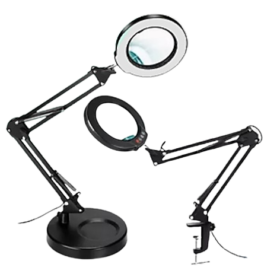 Soporte de Lupa con Focos LEDS QY018-3