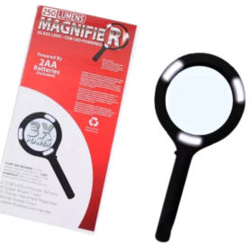 Lupa de mano con led