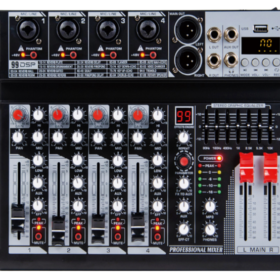 Mezcladora de audio de 4 canales
