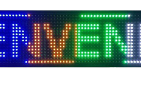 Panel led con WIFI P10- 6 colores de 1m*20cm