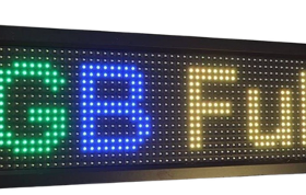 Panel led con WIFI P5 RGB de 1m*20cm