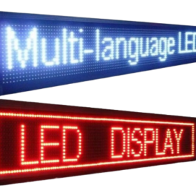 Panel led con WIFI de 1m*20cm de colores azul, verde y rojo