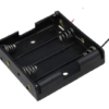 Portapilas de 4 pilas "AAA" de 1.5V
