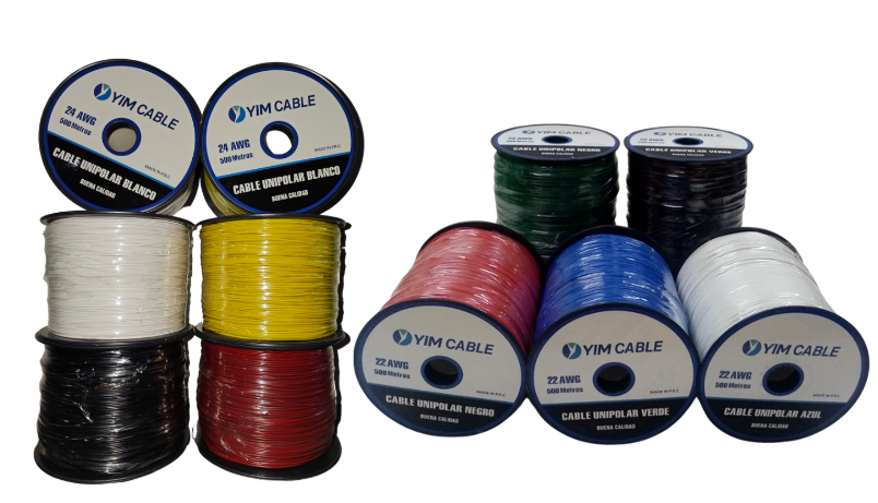 Cables Unipolar Estañado #24 y #22