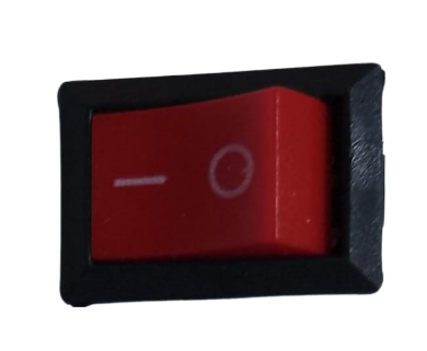 Switch con 2pin on-off negro y rojo (2cmx1.5cm)