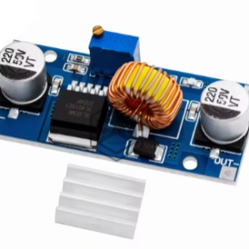 MÓDULO AJUSTABLE FUENTE ALIMT. DC-DC 5A-75W (arduino)