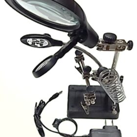 Porta Cautin con Lupa 16129-C, DM 8.7CM