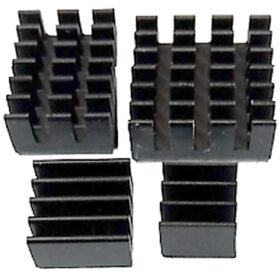 Disipador Rectangular Negro