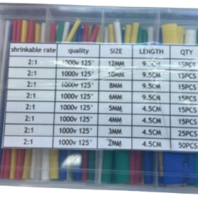 Set de Termocontraibles 165 piezas