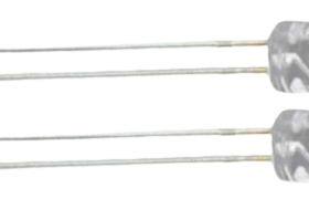 LED 5mm Verde Transparente Cabeza Plana