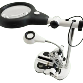 Porta Cautin con Lupas  MG16130-108C, DM 10.5