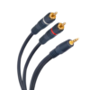 CABLES 1PLUG ST 3.5 * 2 PLUG RCA - GRUESO