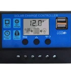 Controlador de Carga Solar 12V-24V-30A