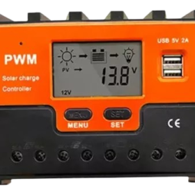 Controlador de Carga Solar 12V-24V-60A