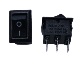 MINI SWITCH NEGRO ON-OFF 2 PINES