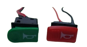 PULSA P/TRAGAM.CIRCULAR ROJO SIN LED