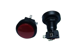 PULSA P/TRAGAM.CIRCULAR ROJO SIN LED