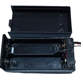 PORTA PILA AA*2, CON SWITCH Y TAPA