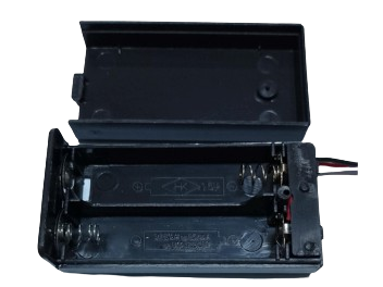 PORTA PILA AA*2, CON SWITCH Y TAPA