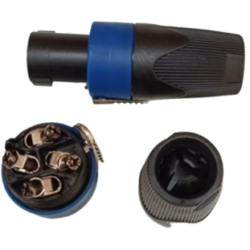 AUDIO PLUG SPEAKON CHASIS 4 PINES