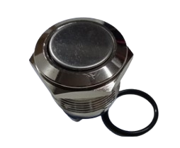 PULSADOR CIRCULAR CROMADO ON-OFF