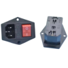 SWITCH ROCKER CON JACK AC CON FUSIBLE 10A (5CM)