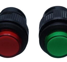 SWITCH C/LUZ 12V, 4 PINES