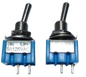 SWITCH CODILLO MINI ONOFF 6A 125VAC 2 PIN